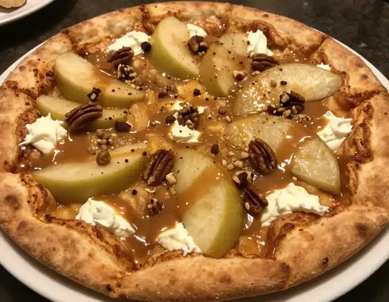Caramel Apple Pizza