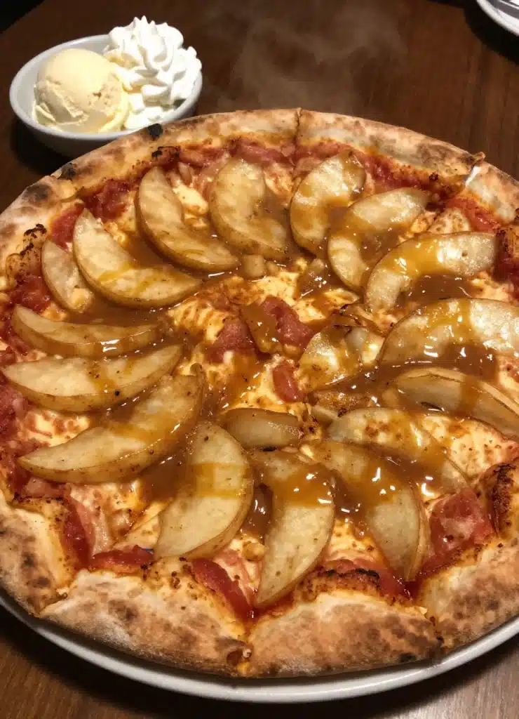 Caramel Apple Pizza