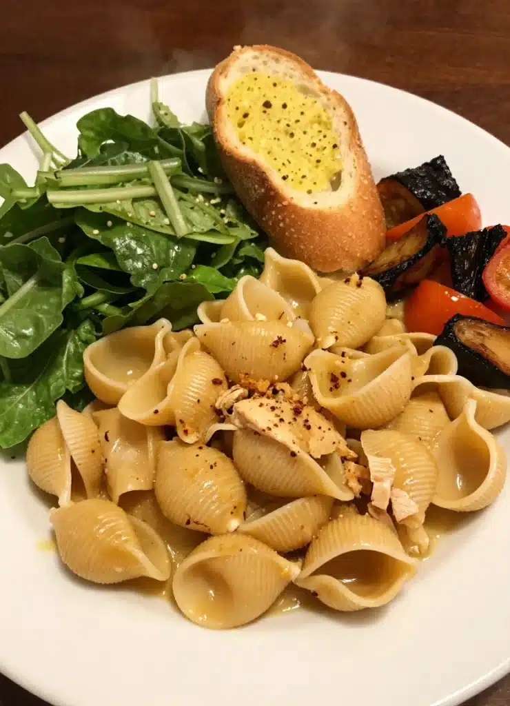 Chicken Alfredo Shells