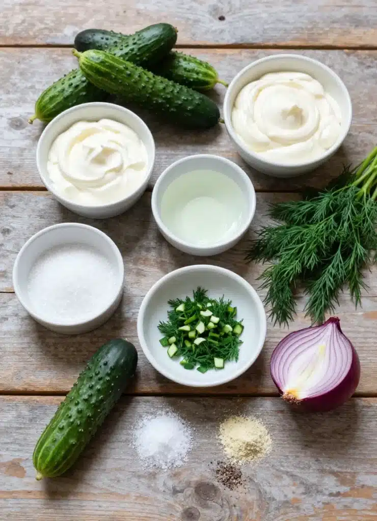 Creamy Cucumber Salad Recipe