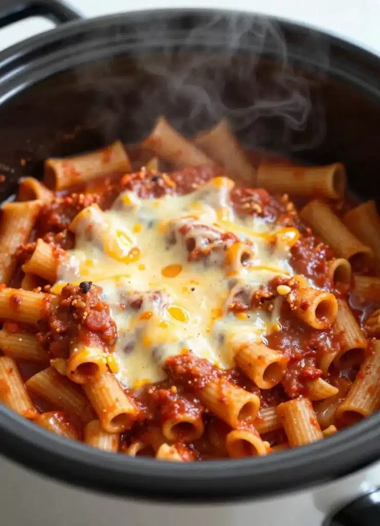 Crockpot Baked Ziti