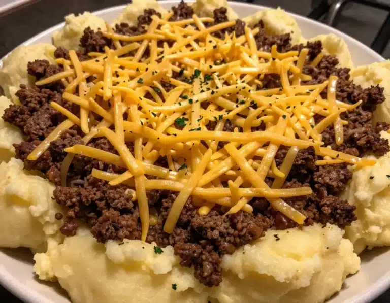 Potato Meatloaf Casserole