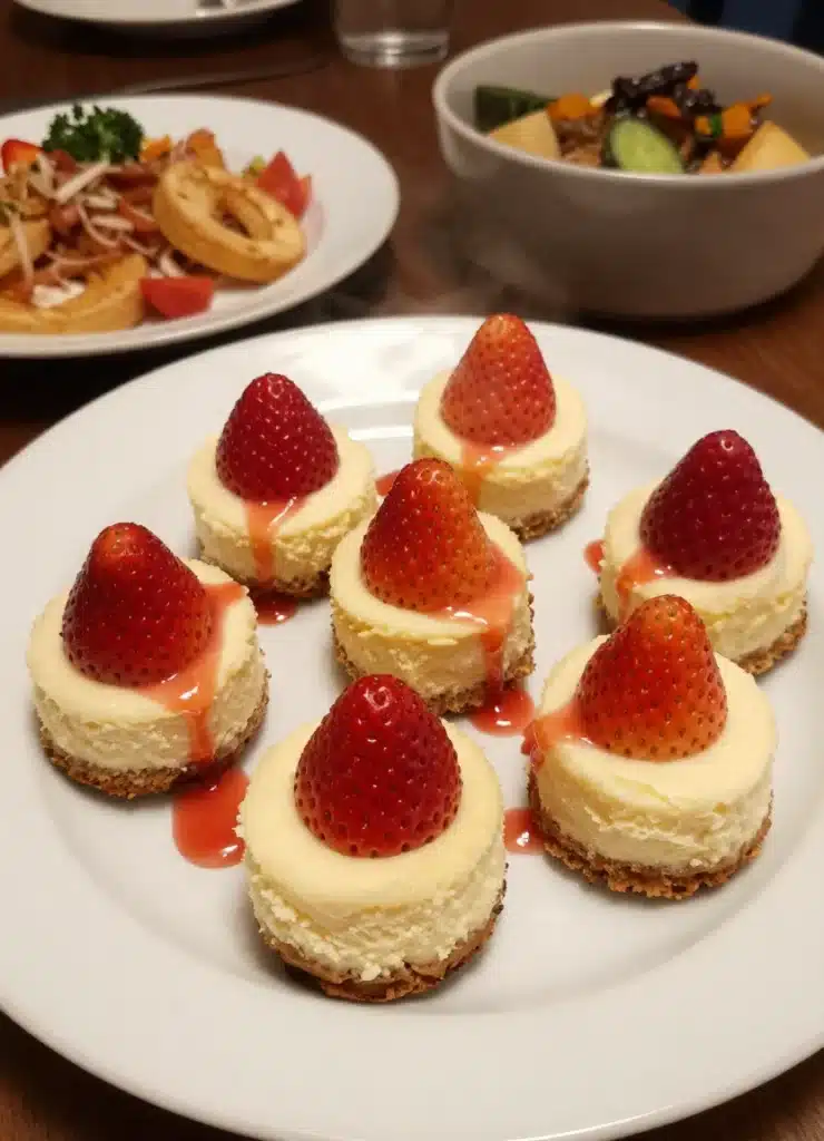 Strawberry Cheesecake Bites