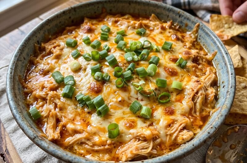 Plate of Buffalo Chicken Dip
