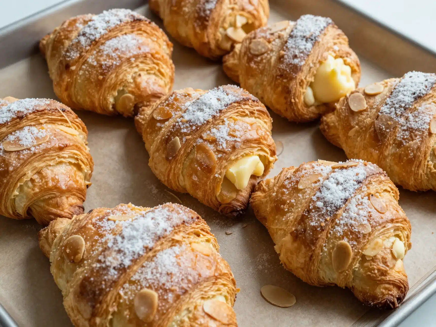 Almond Croissant Cookies