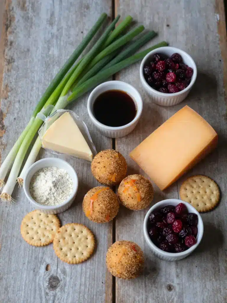Cheese Ball with Crackers