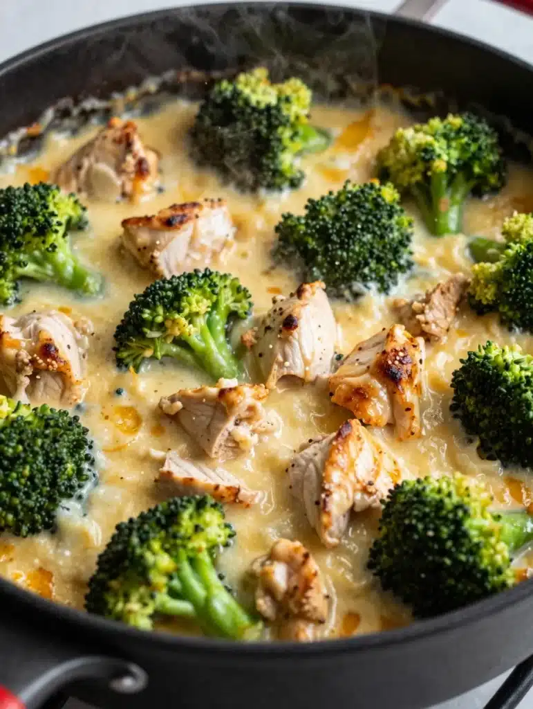 Cheesy Chicken and Broccoli Bake