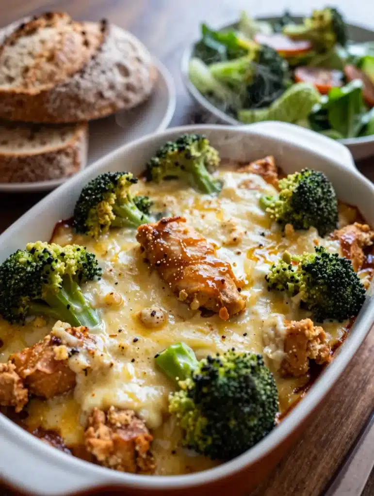Cheesy Chicken and Broccoli Bake
