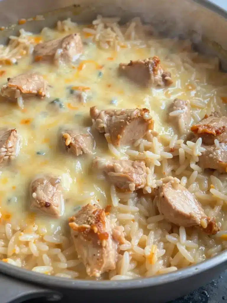 Cheesy Chicken Rice Casserole