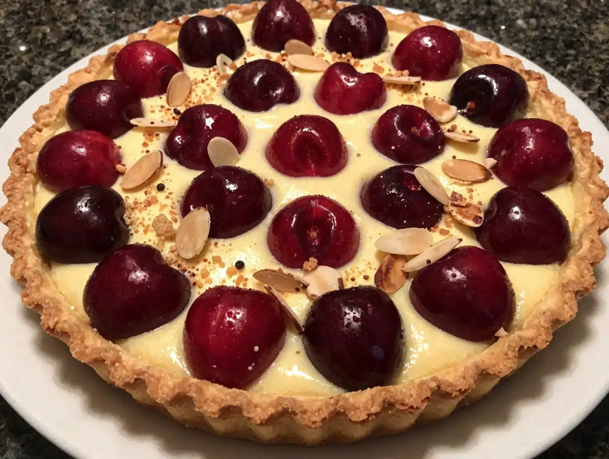 Cherry Almond Tart
