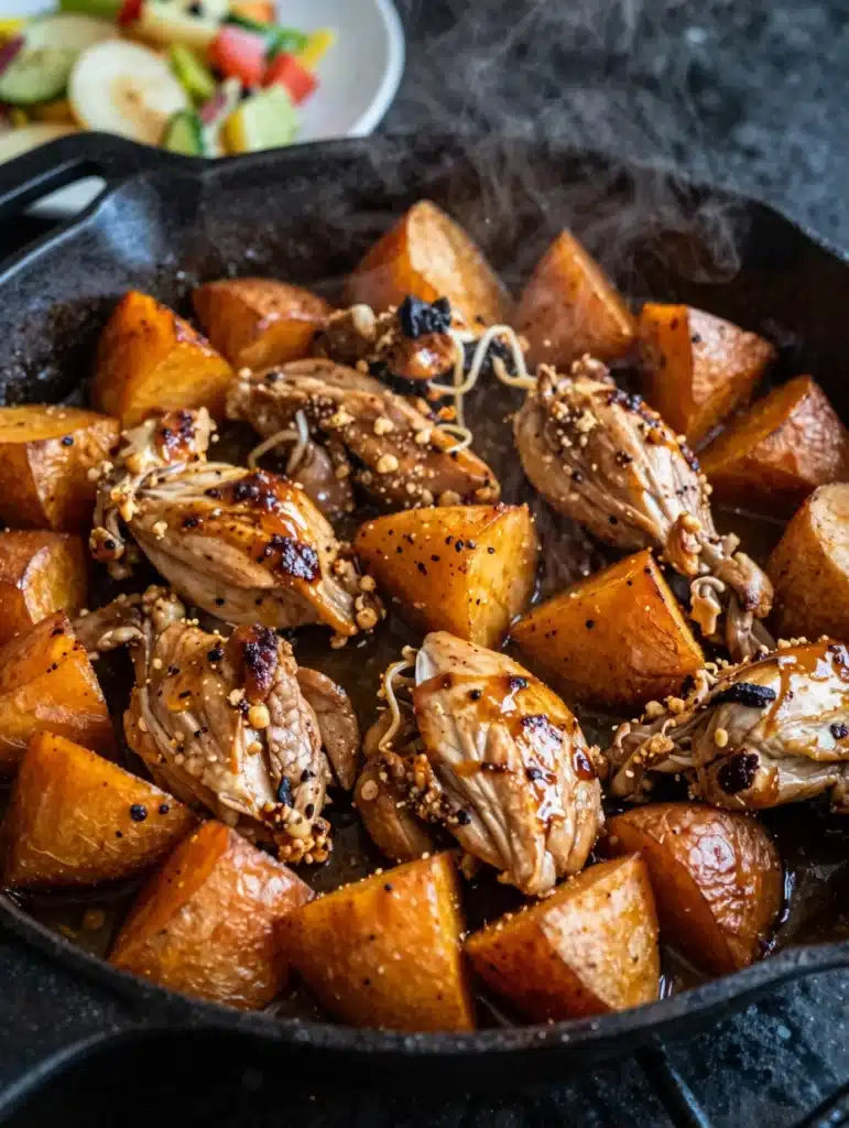 Chicken and Sweet Potato Skillet