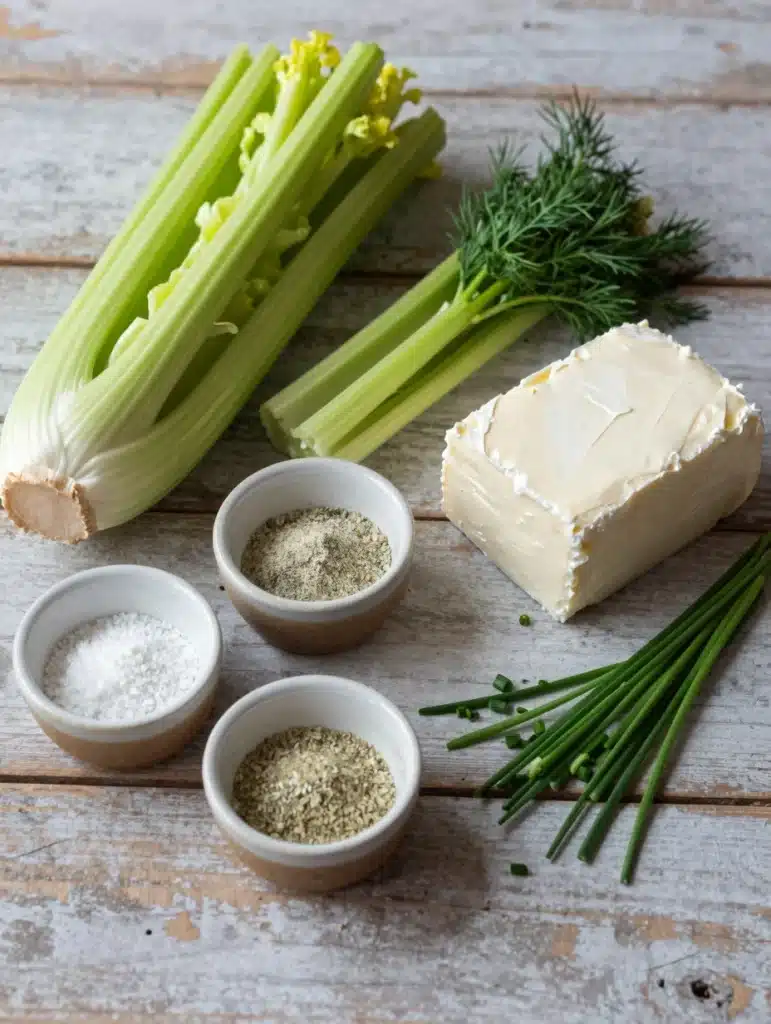 Cream Cheese Stuffed Celery