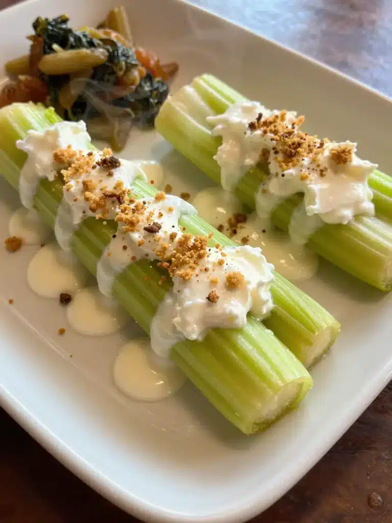 Cream Cheese Stuffed Celery