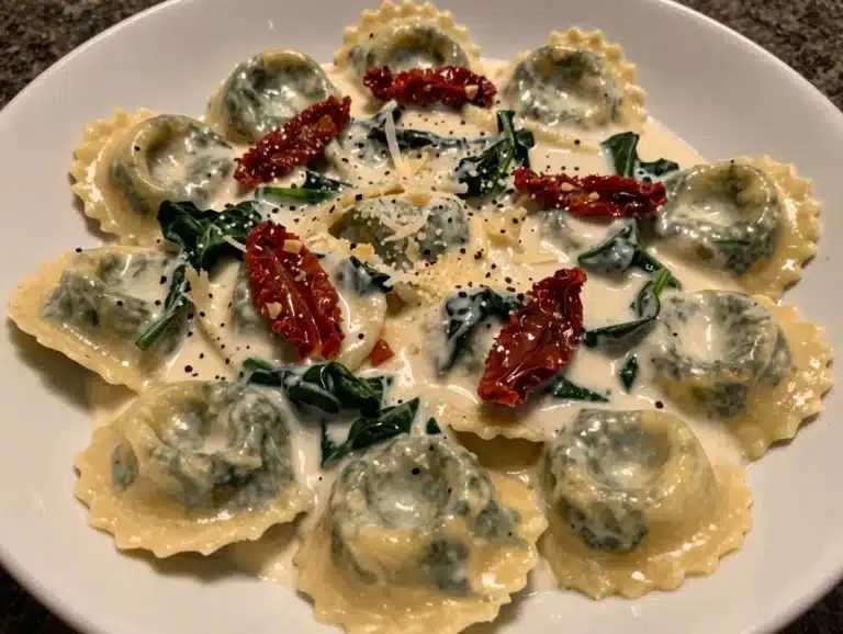 Creamy Spinach Tortellini
