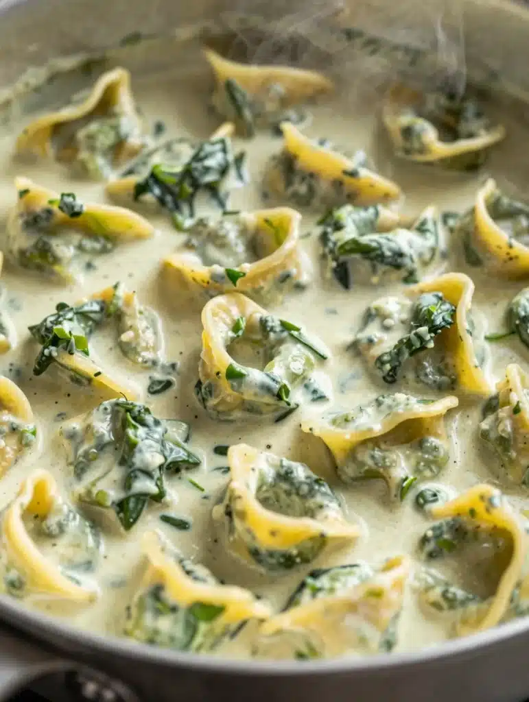 Creamy Spinach Tortellini