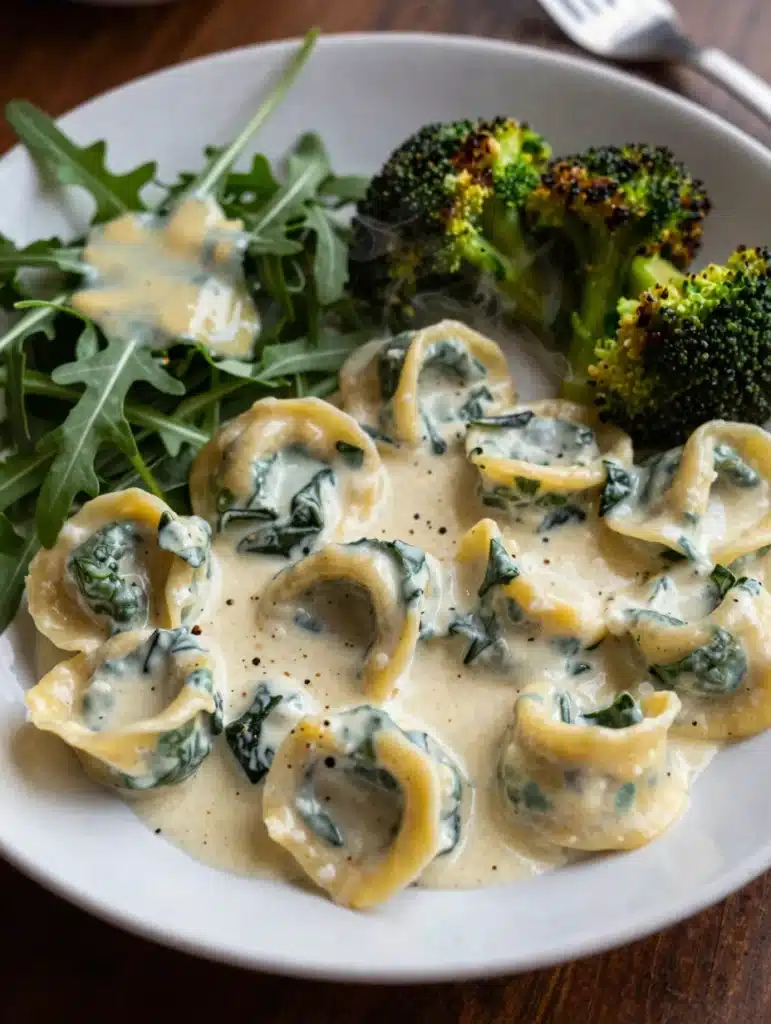 Creamy Spinach Tortellini