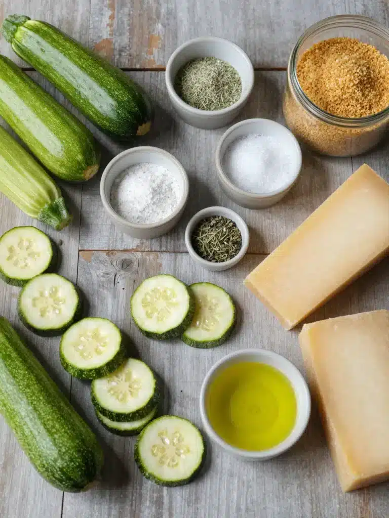 Crispy Parmesan Zucchini Rounds