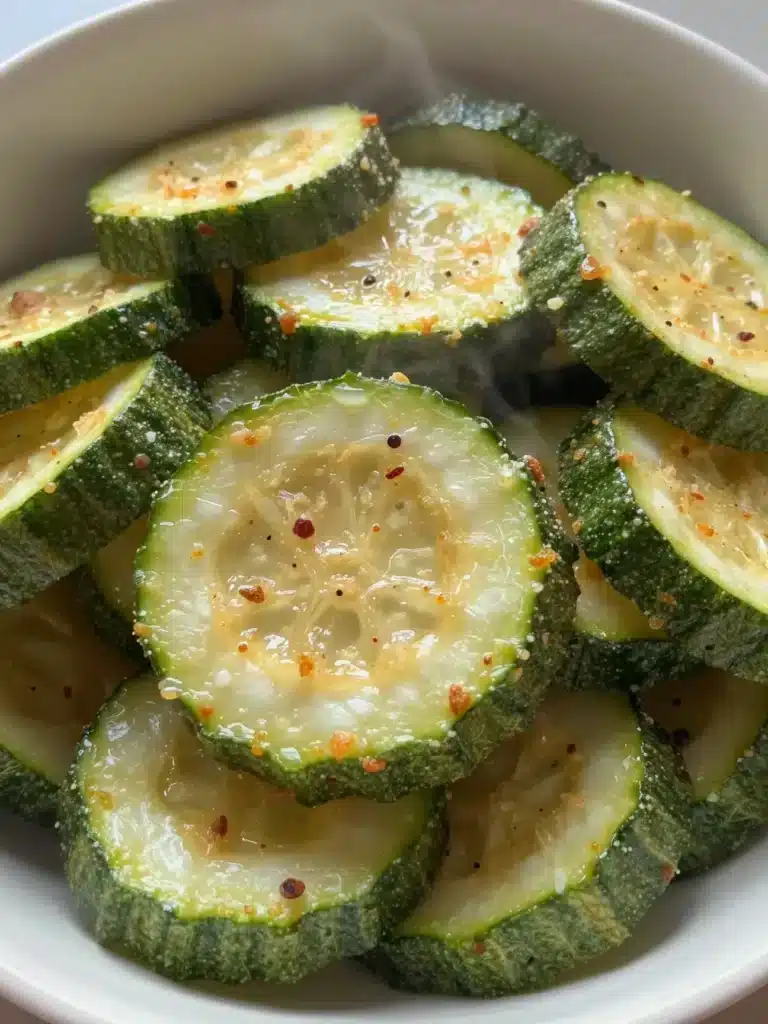 Crispy Parmesan Zucchini Rounds