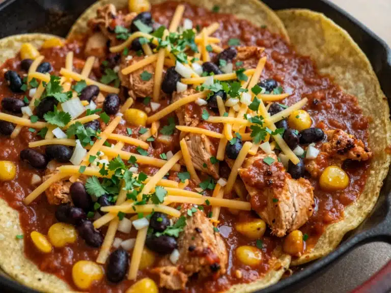 Easy Chicken Enchilada Skillet