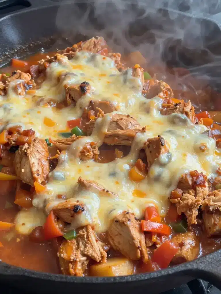 Easy Chicken Enchilada Skillet