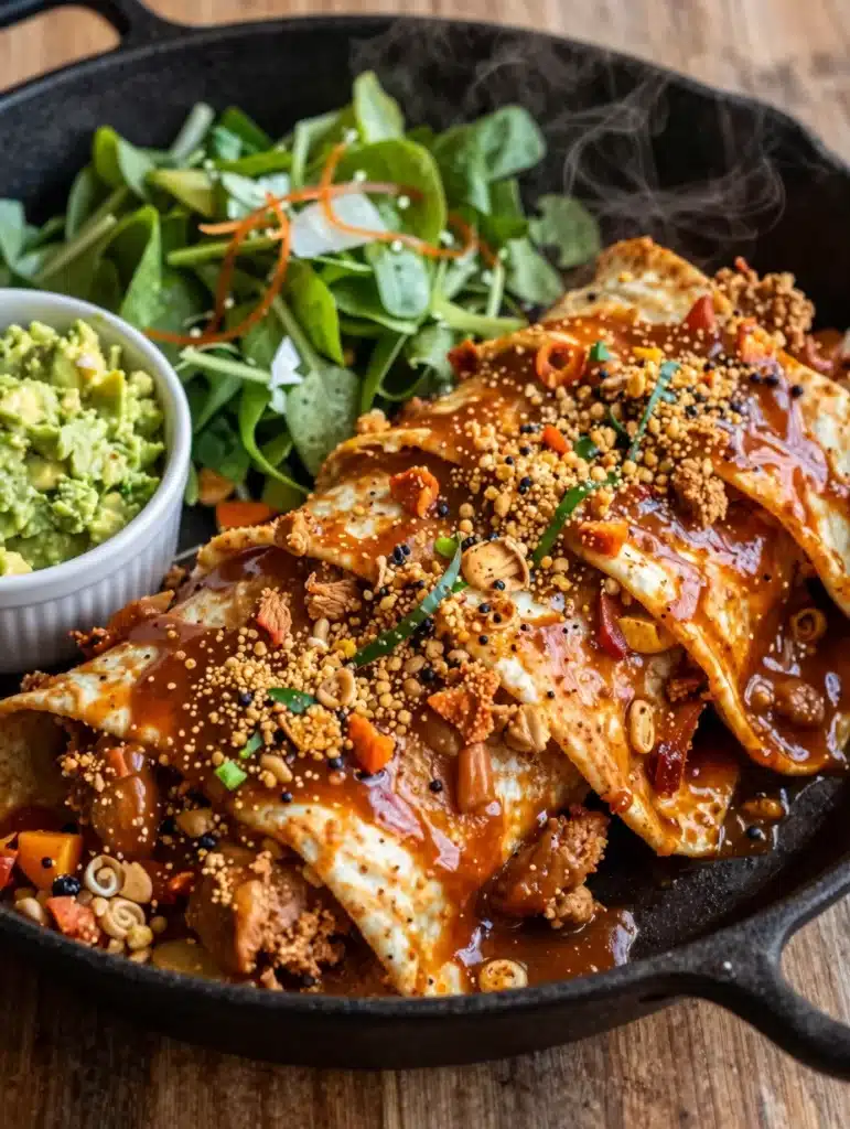 Easy Chicken Enchilada Skillet