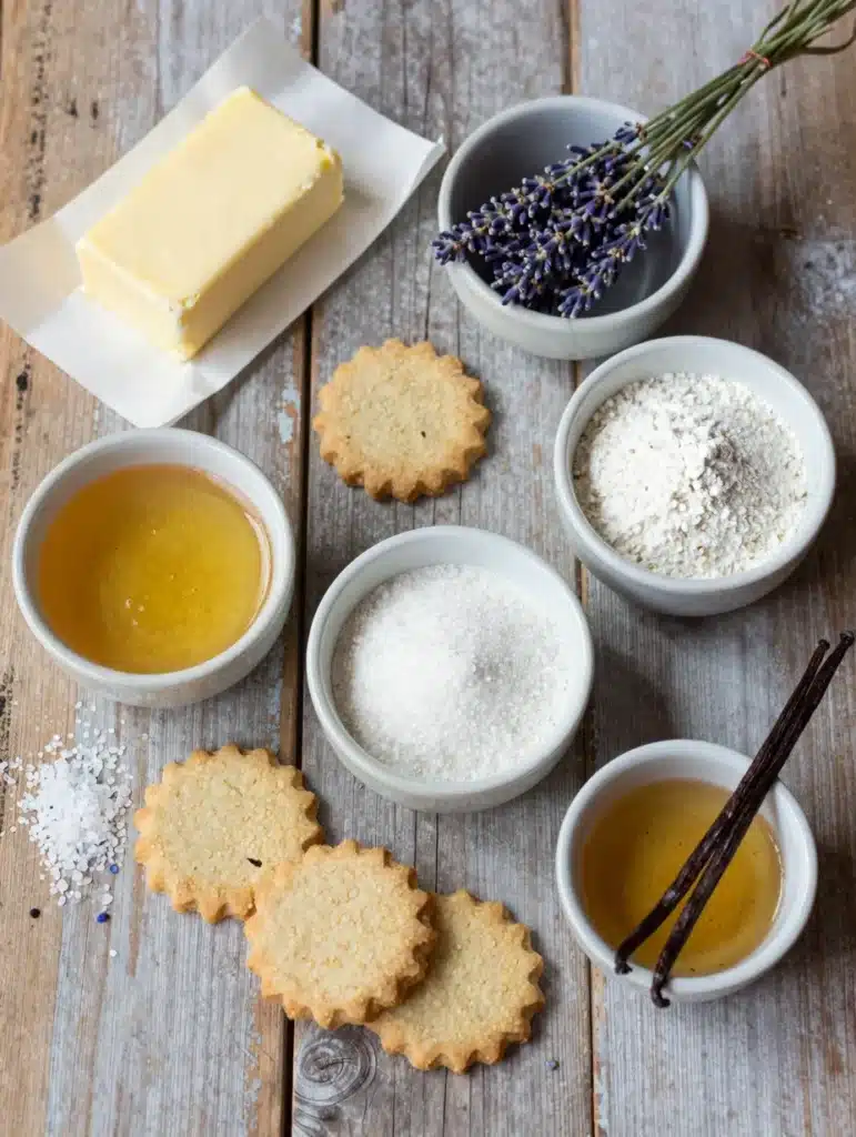 Honey Lavender Shortbread