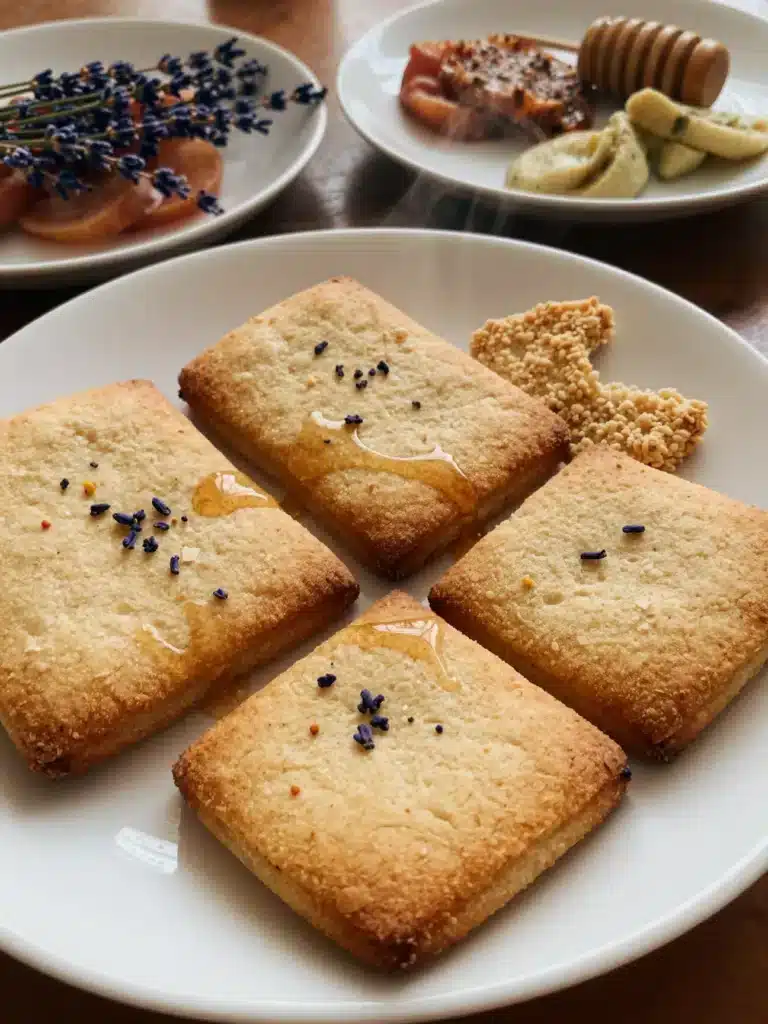 Honey Lavender Shortbread