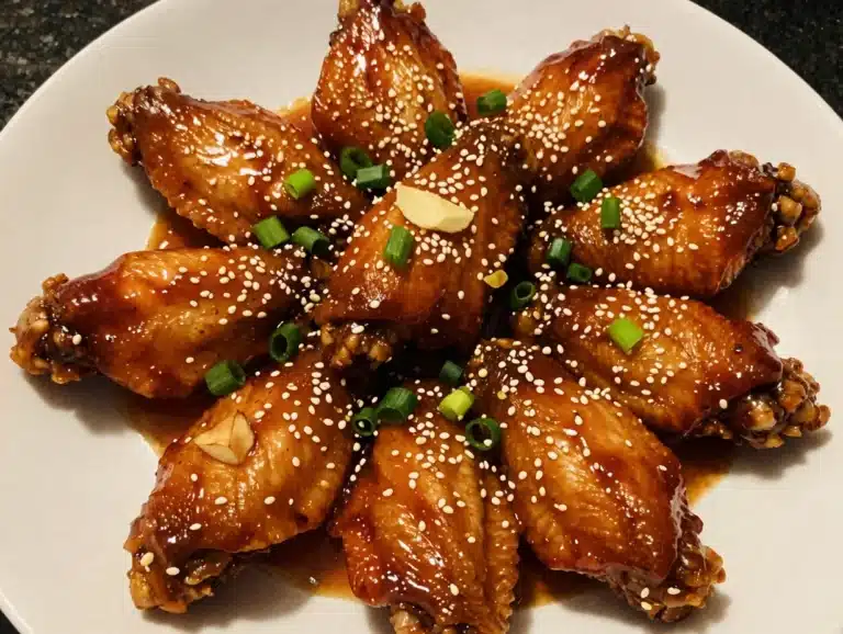 Honey Sriracha Chicken Wings