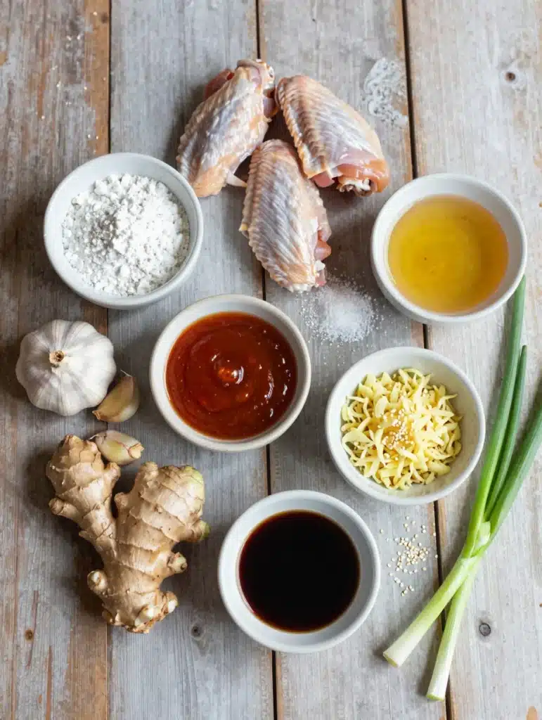 Honey Sriracha Chicken Wings