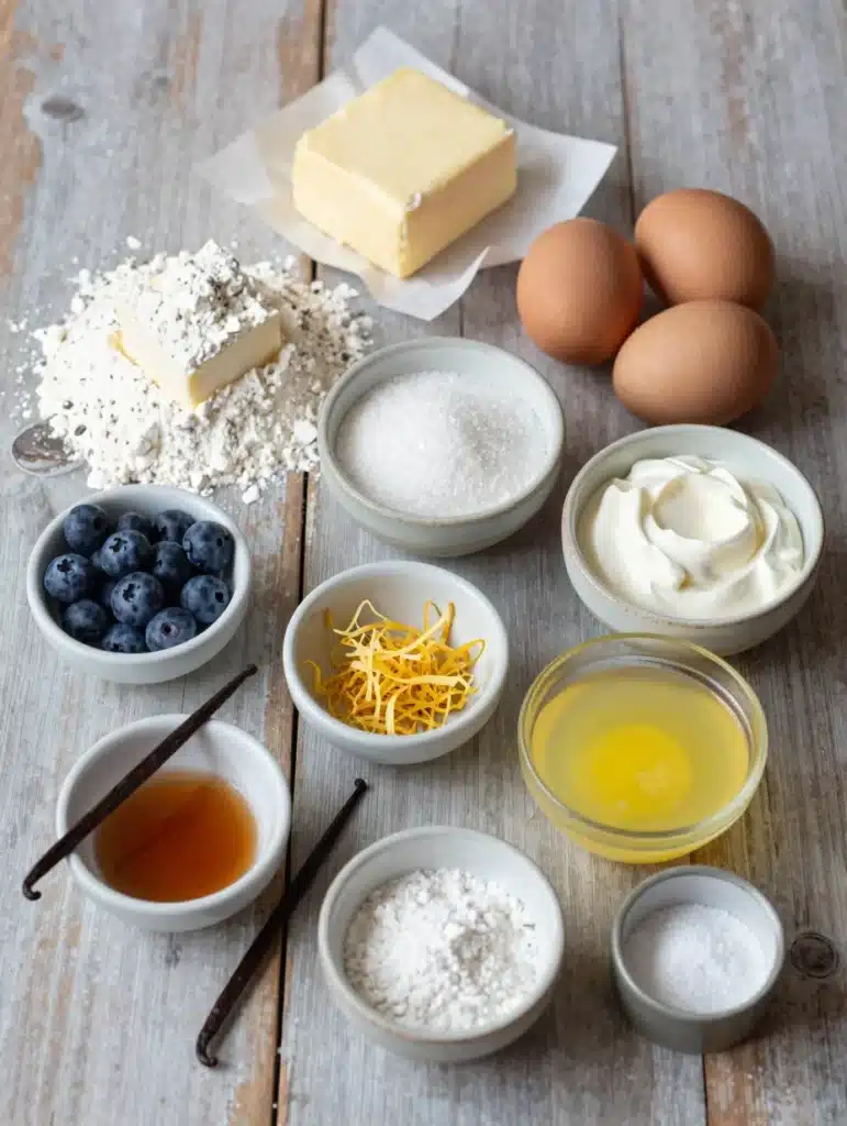 Lemon Blueberry Pound Cake