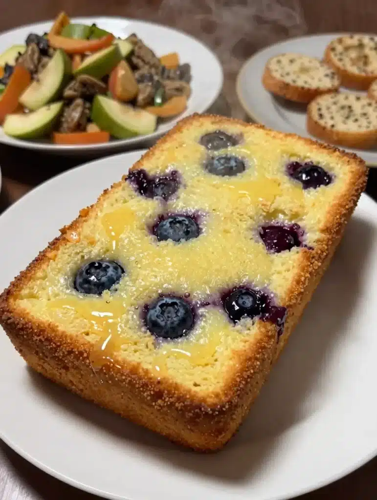 Lemon Blueberry Pound Cake