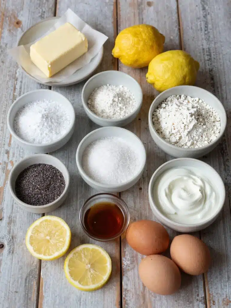 Lemon Poppy Seed Muffins