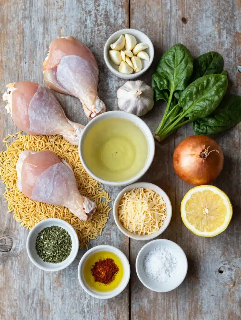 One Pot Chicken Orzo