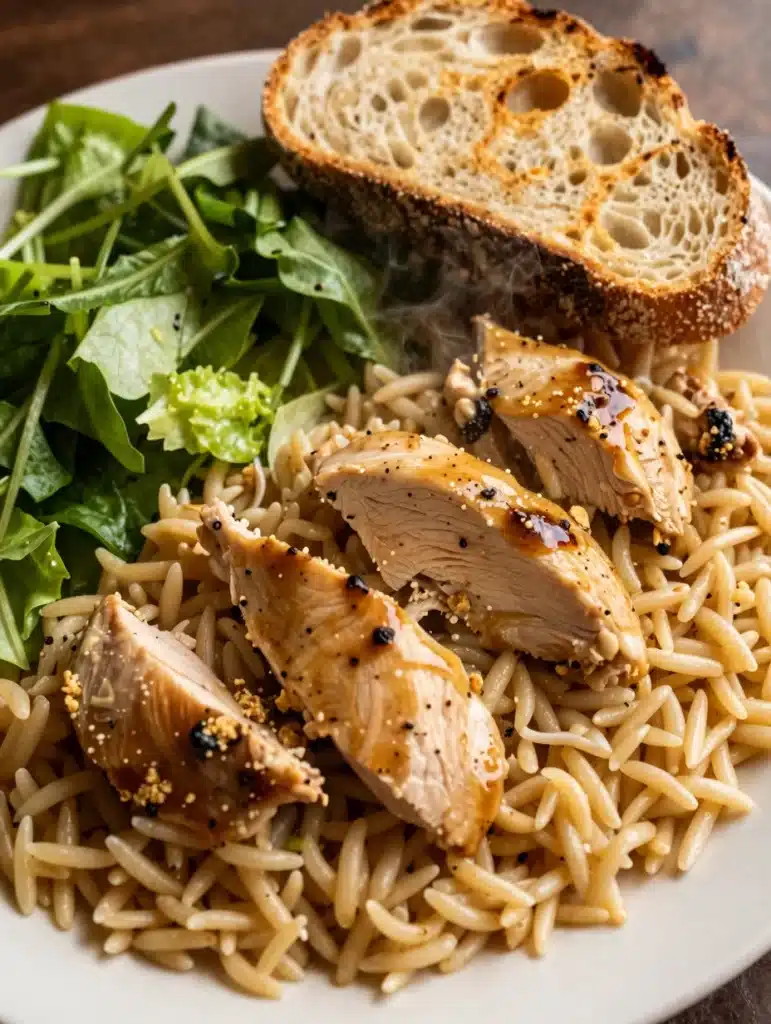 One Pot Chicken Orzo