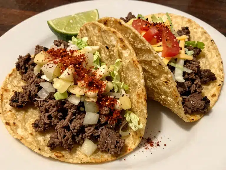 Quick Beef Tacos