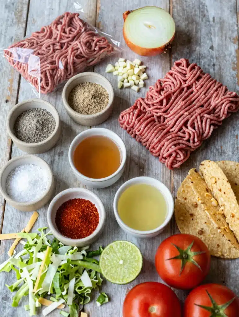 Quick Beef Tacos