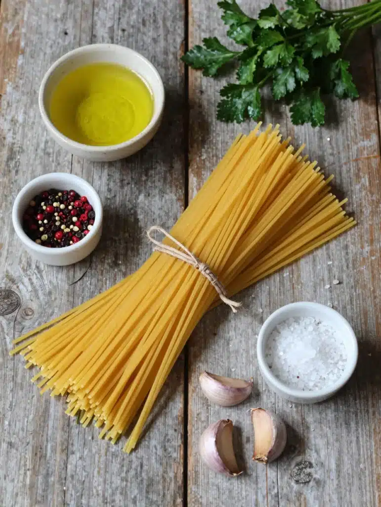 Quick Spaghetti Aglio e Olio