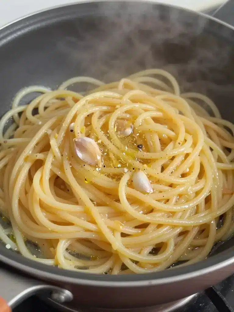 Quick Spaghetti Aglio e Olio