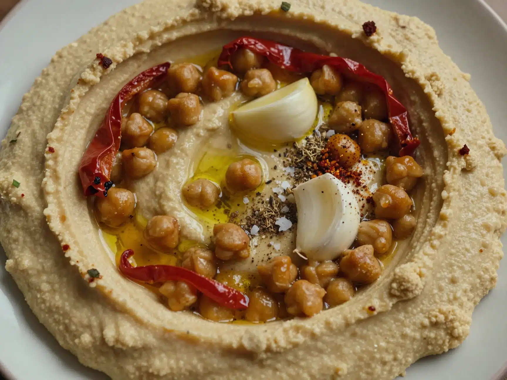 Roasted Red Pepper Hummus