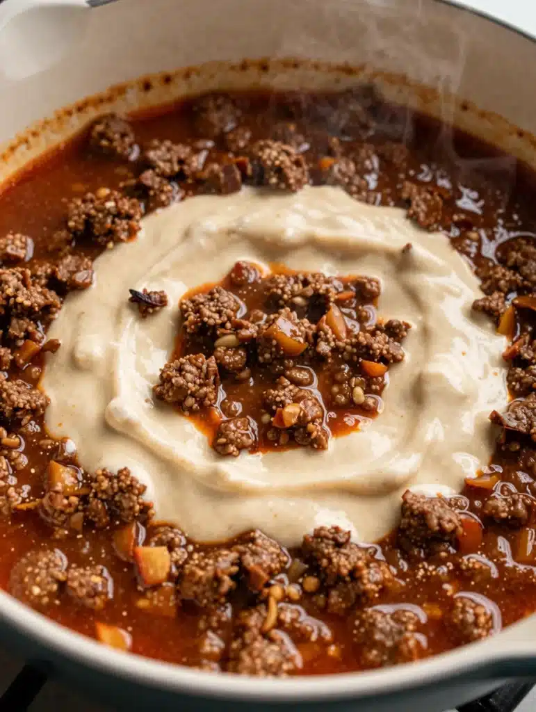 Rotel Dip with Ground Beef
