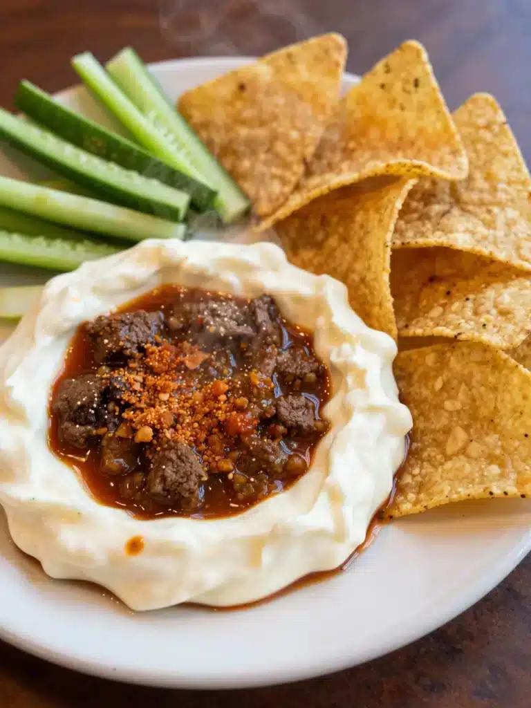 Rotel Dip with Ground Beef