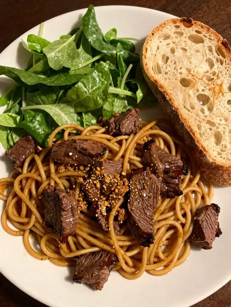 Skillet Beef and Noodles