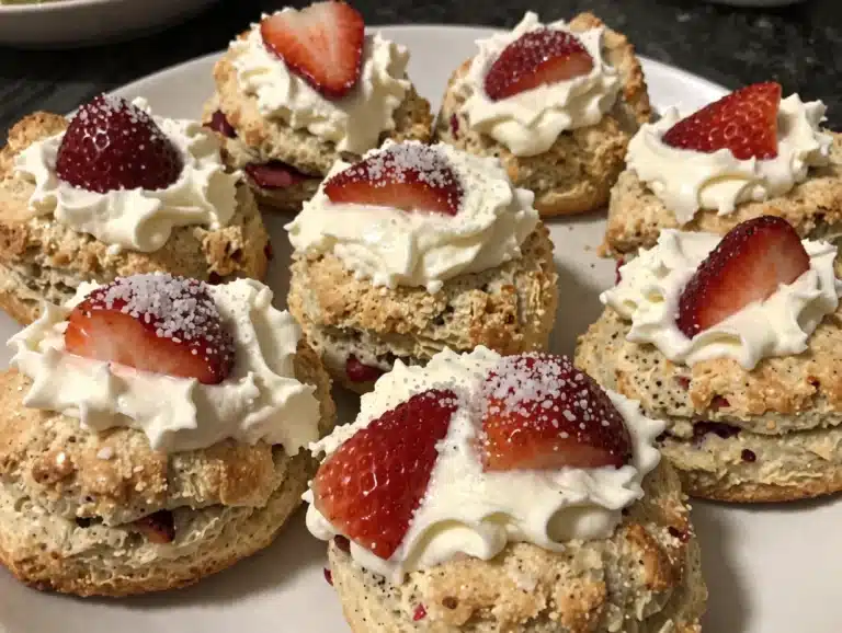Strawberry Cream Scones