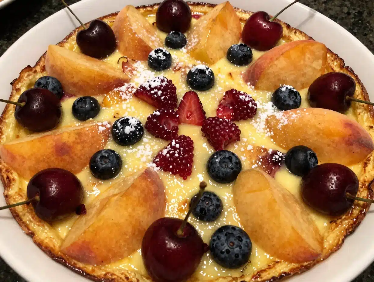 Summer Fruit Clafoutis