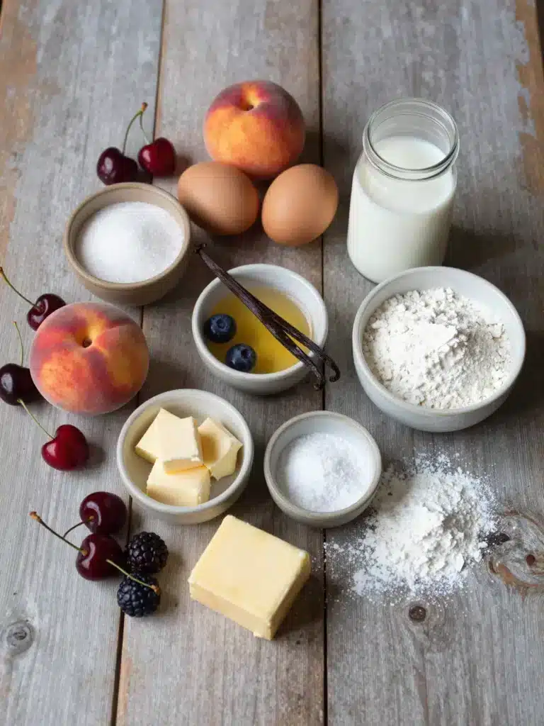 Summer Fruit Clafoutis