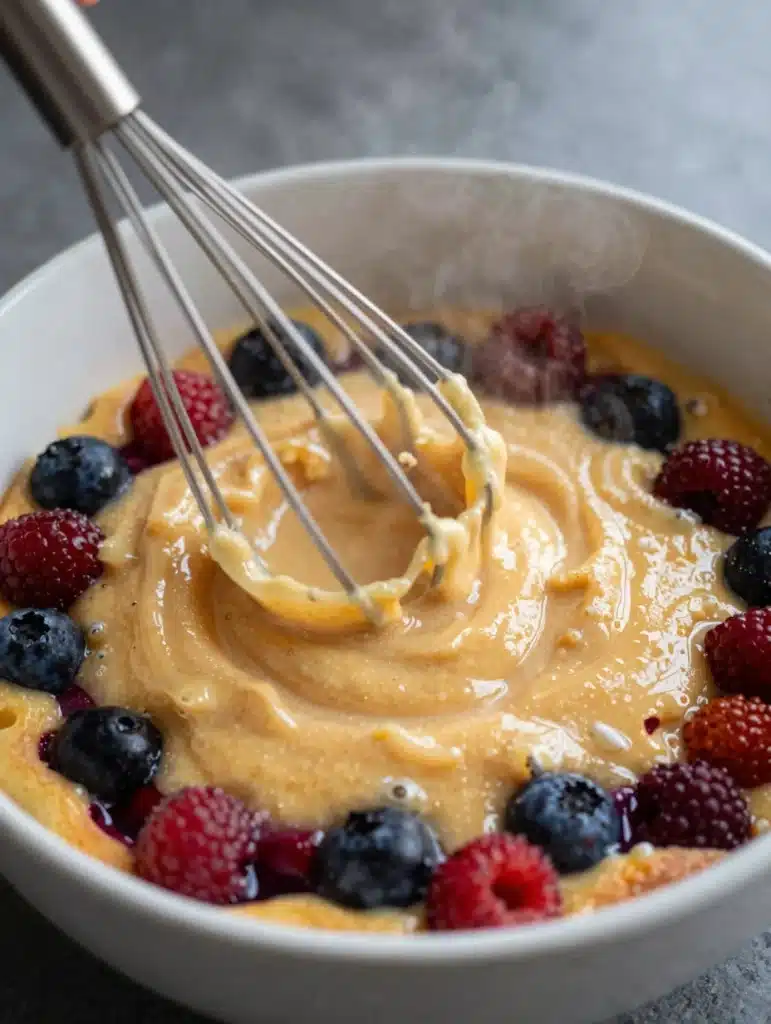 Summer Fruit Clafoutis