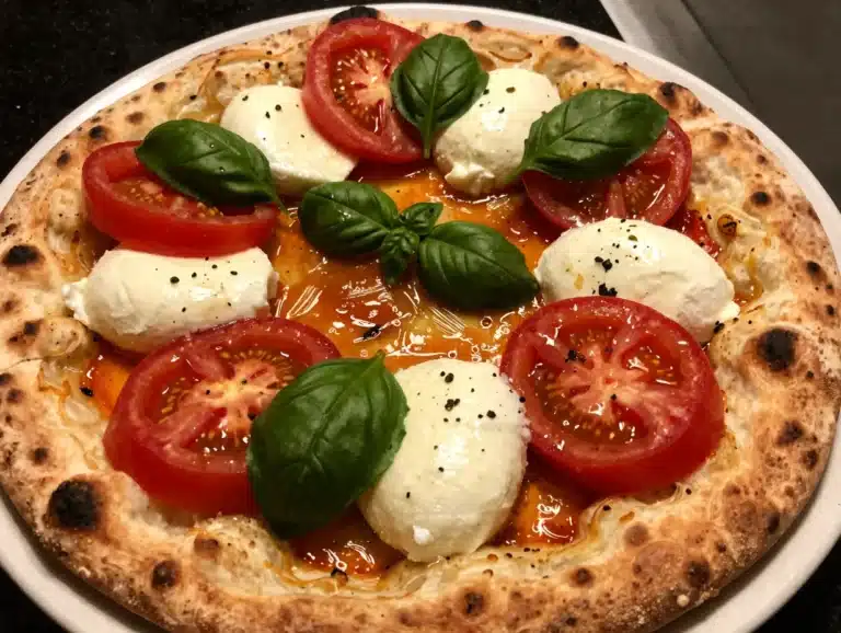 Tomato Basil Flatbread