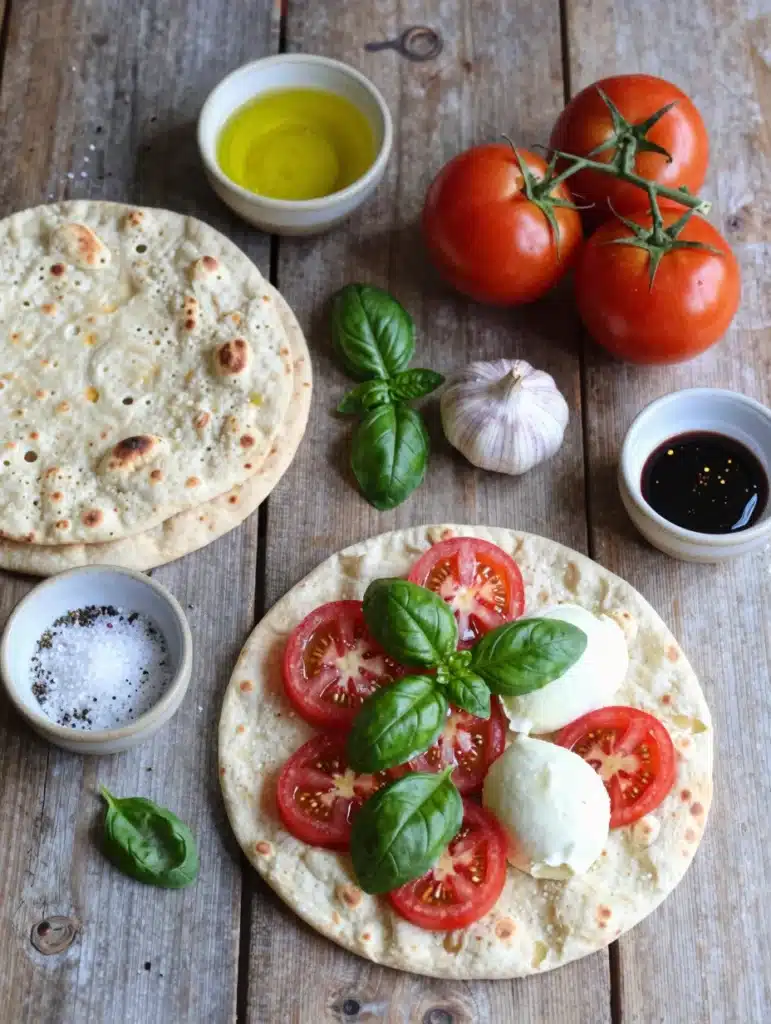 Tomato Basil Flatbread