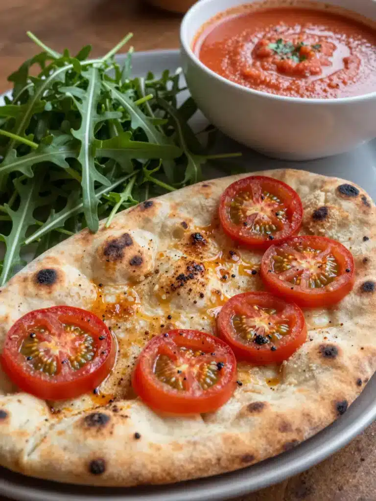 Tomato Basil Flatbread