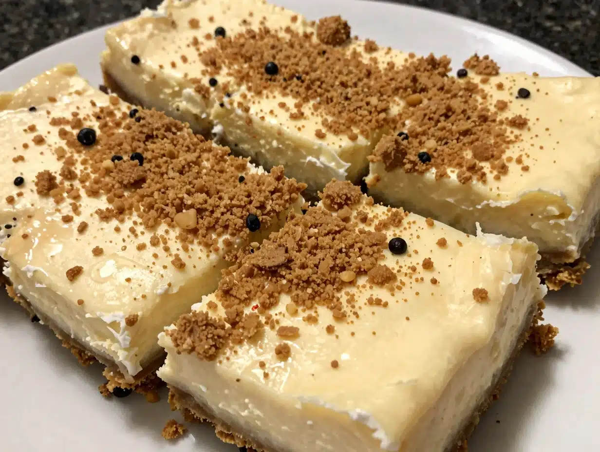 Vanilla Bean Cheesecake Bars